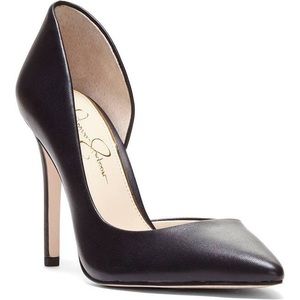 Jessica Simpson Leather d’Orsay Pumps